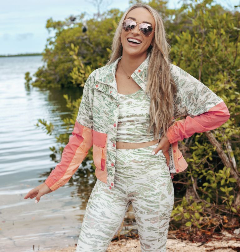CSC PFG X Nicole Combs Windbreaker, Color: Stone Shorelines, image 10