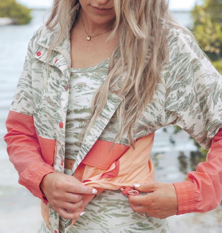 CSC PFG X Nicole Combs Windbreaker, Color: Stone Shorelines, image 11