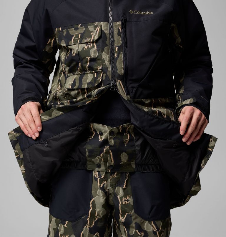 Manteau imprimé Coreshot pour homme, Color: Greenscape Treebark Print, Black, image 6
