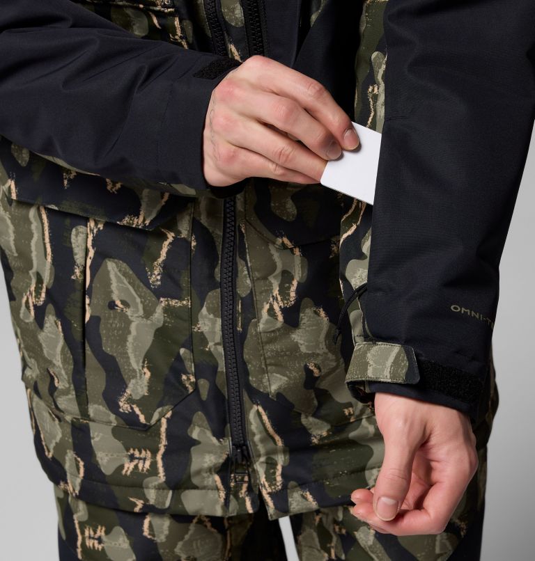 Manteau imprimé Coreshot pour homme, Color: Greenscape Treebark Print, Black, image 9