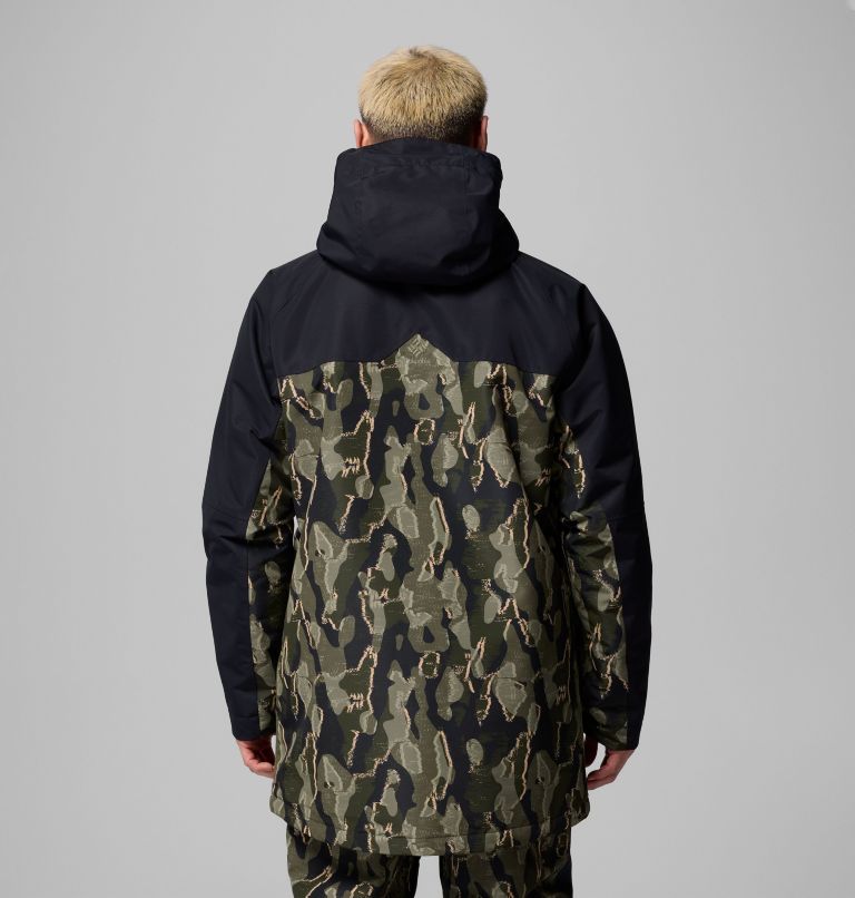 Manteau imprimé Coreshot pour homme, Color: Greenscape Treebark Print, Black, image 3