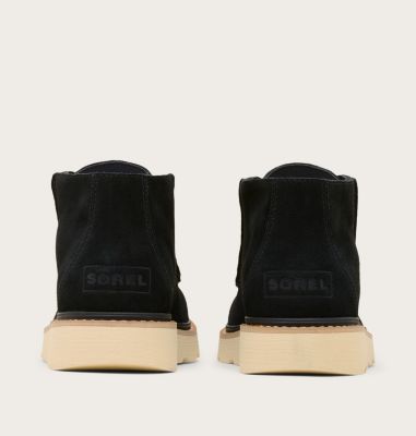 Zapatos SLABTOWN 62’ Mid Wallabee para hombre, Color: Black, Bleached Ceramic, image 6