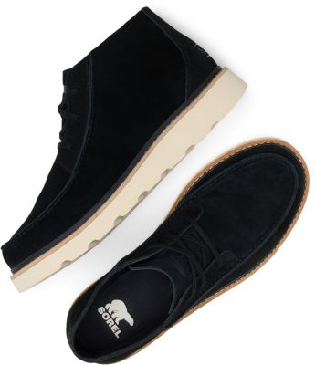 Zapatos SLABTOWN 62’ Mid Wallabee para hombre, Color: Black, Bleached Ceramic, image 8