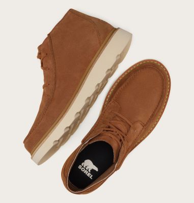Zapatos SLABTOWN 62’ Mid Wallabee para hombre, Color: Velvet Tan, Bleached Ceramic, image 4