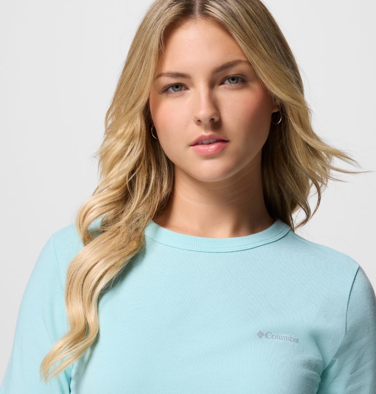 Women's Sun Trek Technical T-Shirt, Color: Spray, image 5