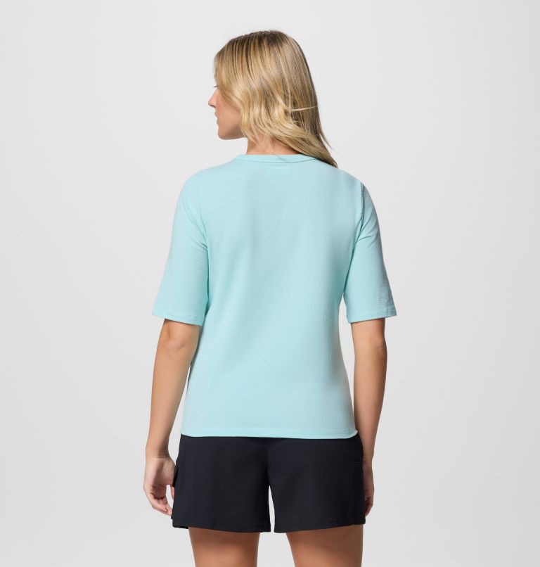 Women's Sun Trek Technical T-Shirt, Color: Spray, image 3