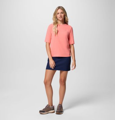 Women's Sun Trek Technical T-Shirt, Color: Alpenglow, image 2