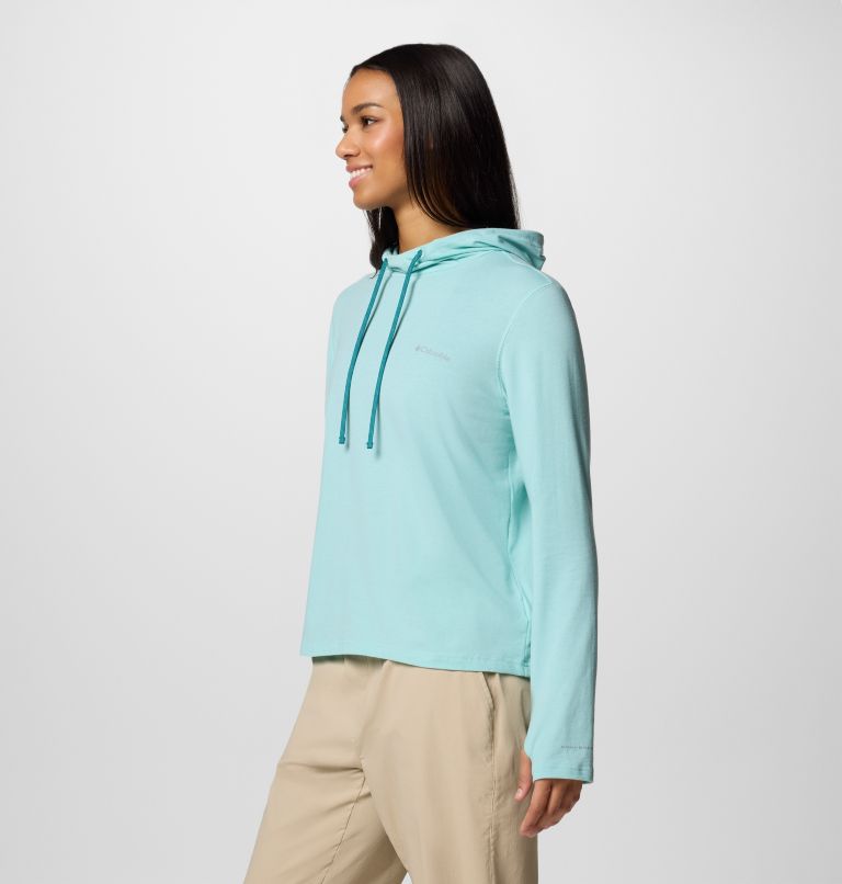 Sudadera con capucha Sun Trek para mujer, Color: Spray, image 3