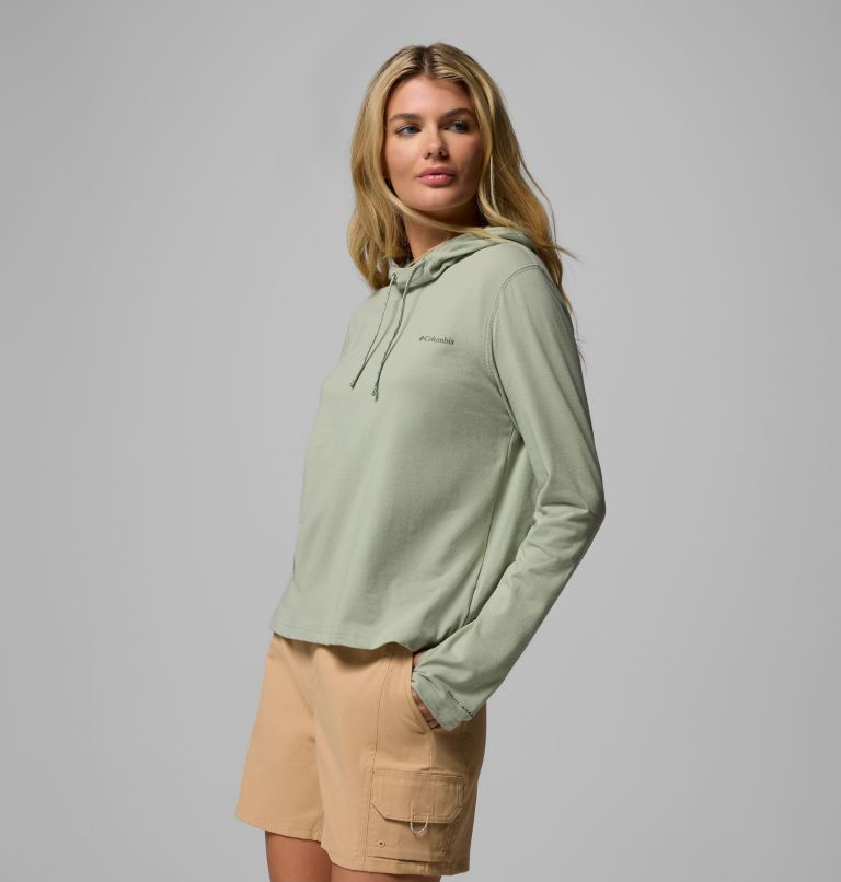 Women's Sun Trek Technical Hoodie, Color: Safari, image 3