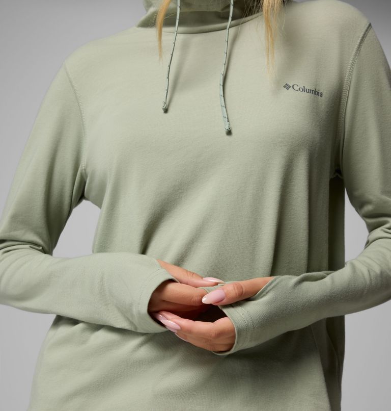 Women's Sun Trek Technical Hoodie, Color: Safari, image 5