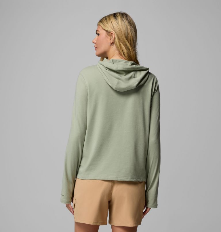 Women's Sun Trek Technical Hoodie, Color: Safari, image 2