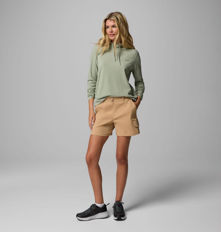 Women's Sun Trek Technical Hoodie, Color: Safari, image 7