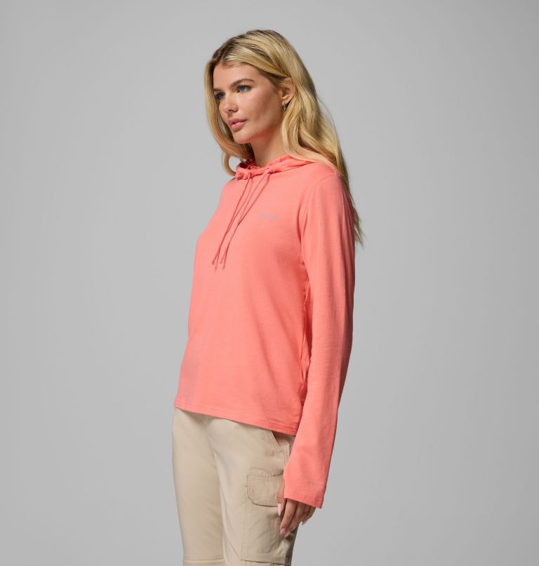 Women's Sun Trek Technical Hoodie, Color: Alpenglow, image 3