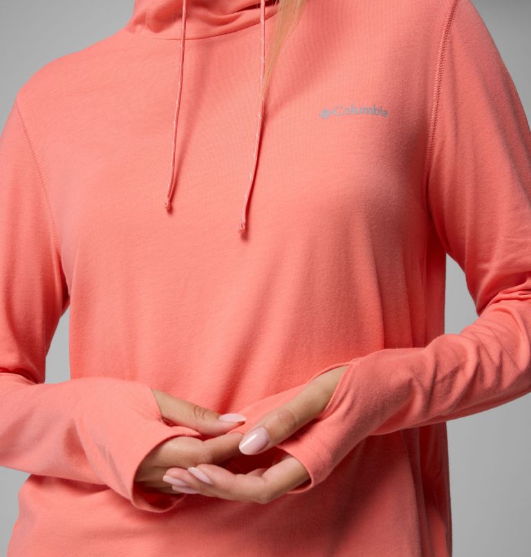 Women's Sun Trek Technical Hoodie, Color: Alpenglow, image 5