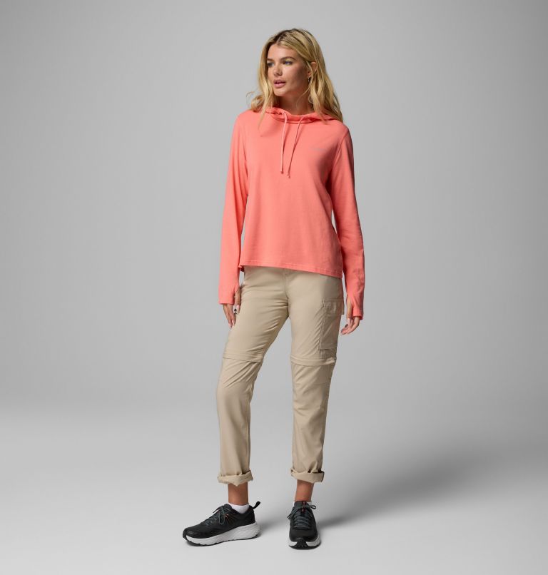 Women's Sun Trek Technical Hoodie, Color: Alpenglow, image 6