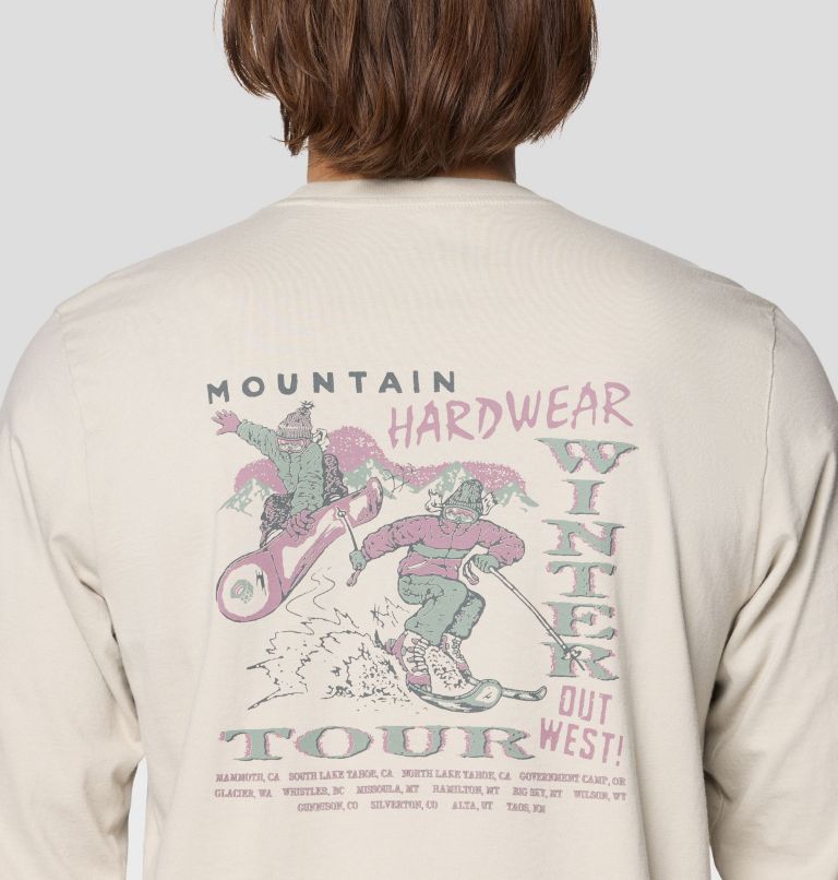 Men's MHW Winter Tour Long Sleeve, Color: Oyster Shell, image 5