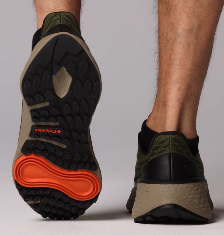 Chaussure Konos Trillium ATR pour homme, Color: Nori, Tangy Orange