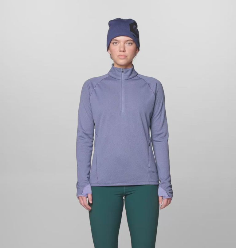 Women's AirMesh Half Zip, Color: Avid