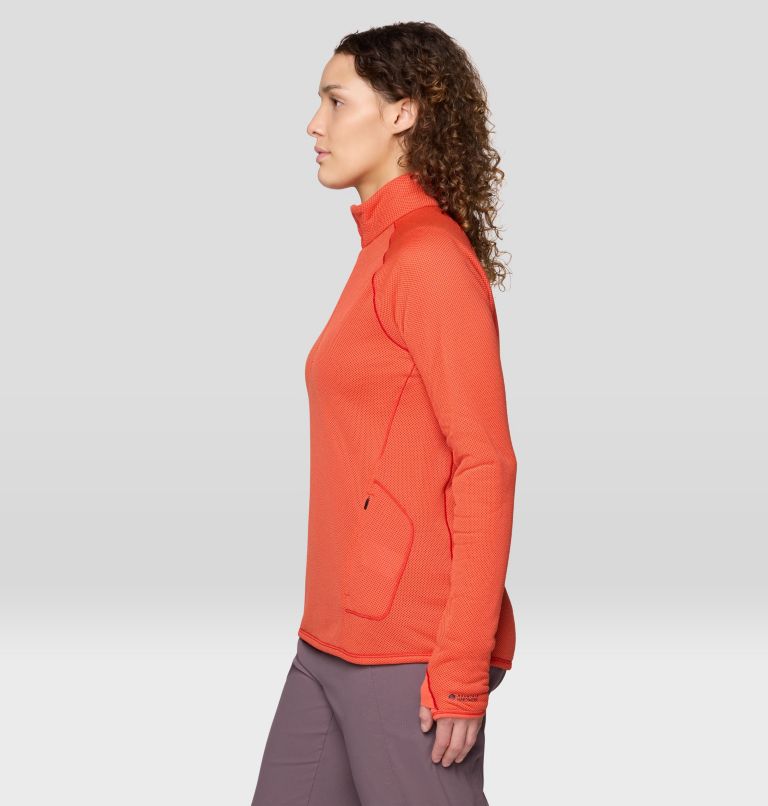 Women's AirMesh Half Zip, Color: Aspect, image 4