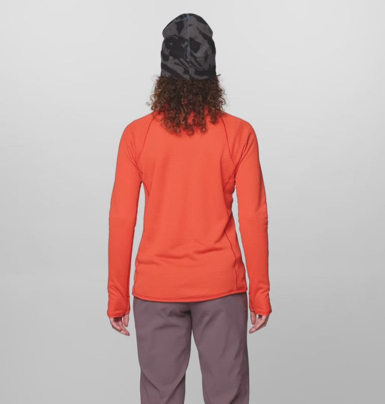 Women's AirMesh Half Zip, Color: Aspect