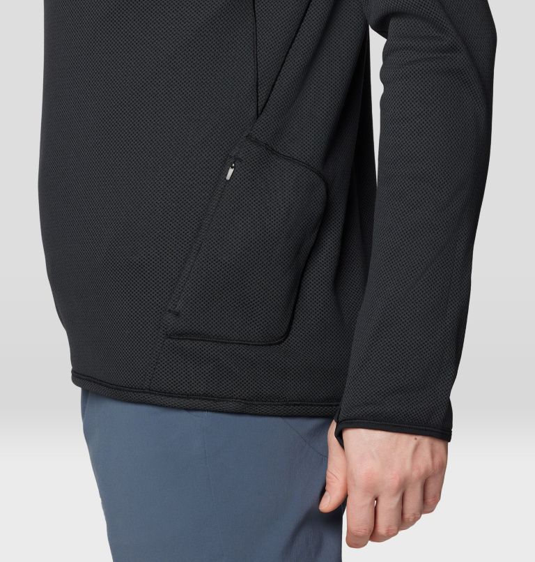 Men's AirMesh Half Zip, Color: Dark Storm, image 5