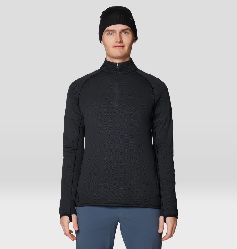 Men's AirMesh Half Zip, Color: Dark Storm, image 1