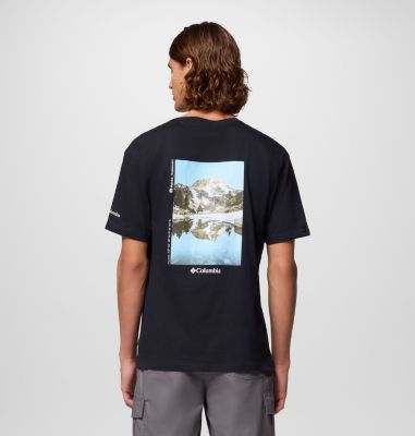 T-shirt Columbia Hike Society unisex, Color: Black, image 5