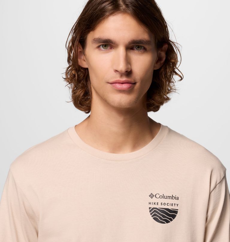 Unisex Columbia Hike Society T-Shirt, Color: Dark Stone, image 5