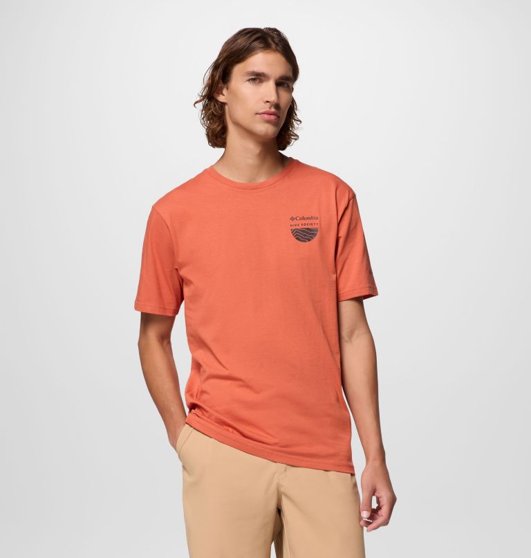 Unisex Columbia Hike Society T-Shirt, Color: Tuscan, image 3
