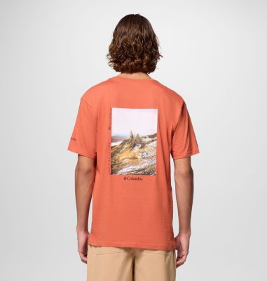 T-shirt Columbia Hike Society unisex, Color: Tuscan, image 9