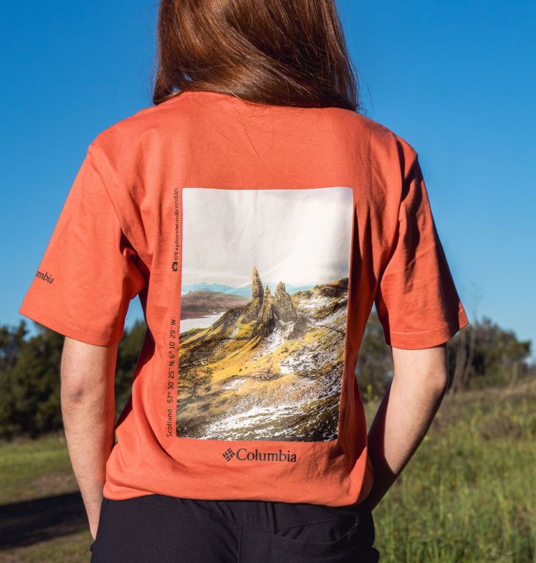Unisex Columbia Hike Society T-Shirt, Color: Tuscan, image 7