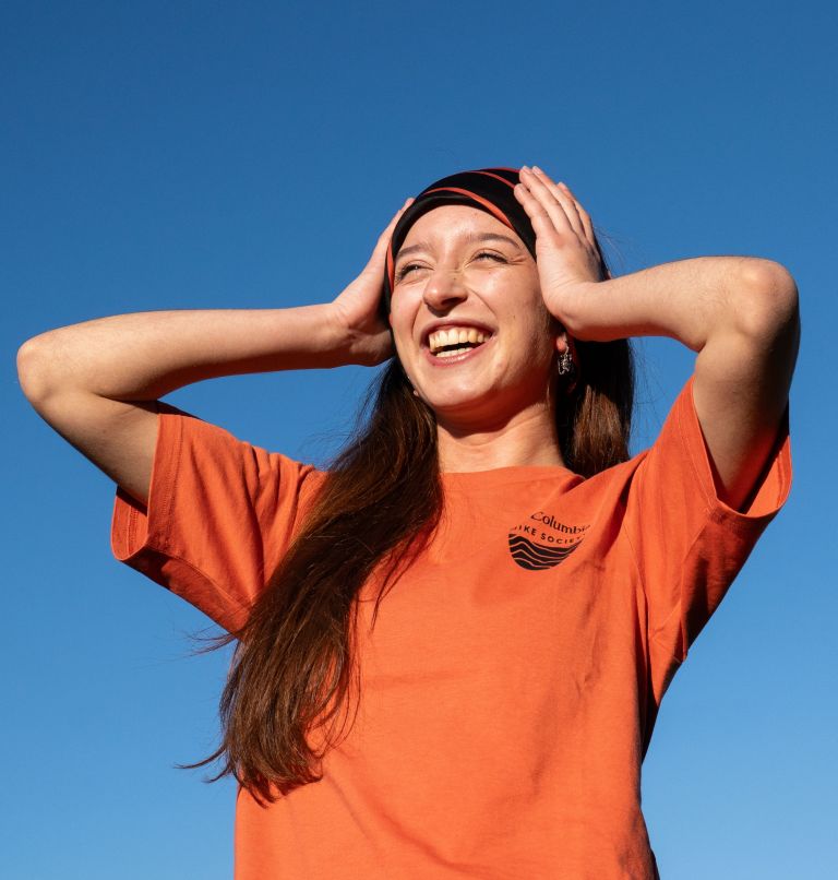 Unisex Columbia Hike Society T-Shirt, Color: Tuscan, image 8