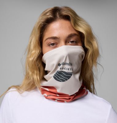 Unisex Columbia Hike Society Neck Gaiter, Color: Dark Stone, image 12