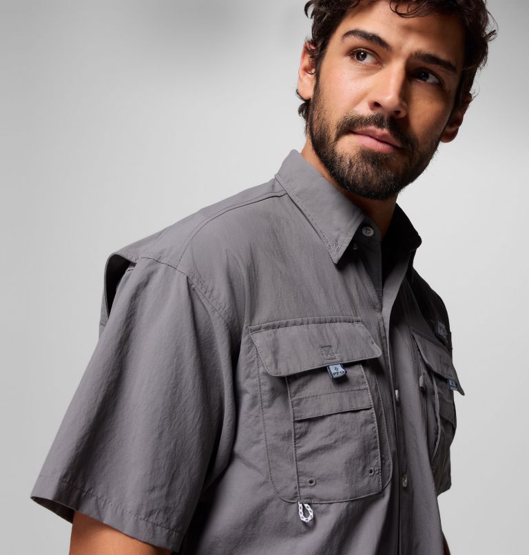 Men's Bahama x Paul Puckett Short Sleeve Shirt, Color: City Grey, image 5
