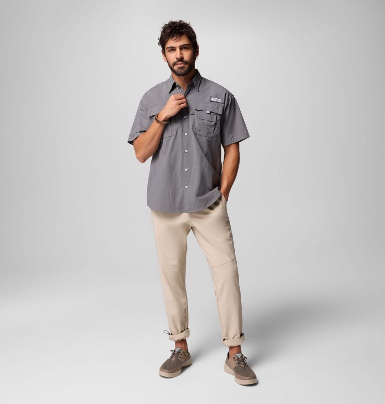 Men's Bahama x Paul Puckett Short Sleeve Shirt, Color: City Grey, image 9