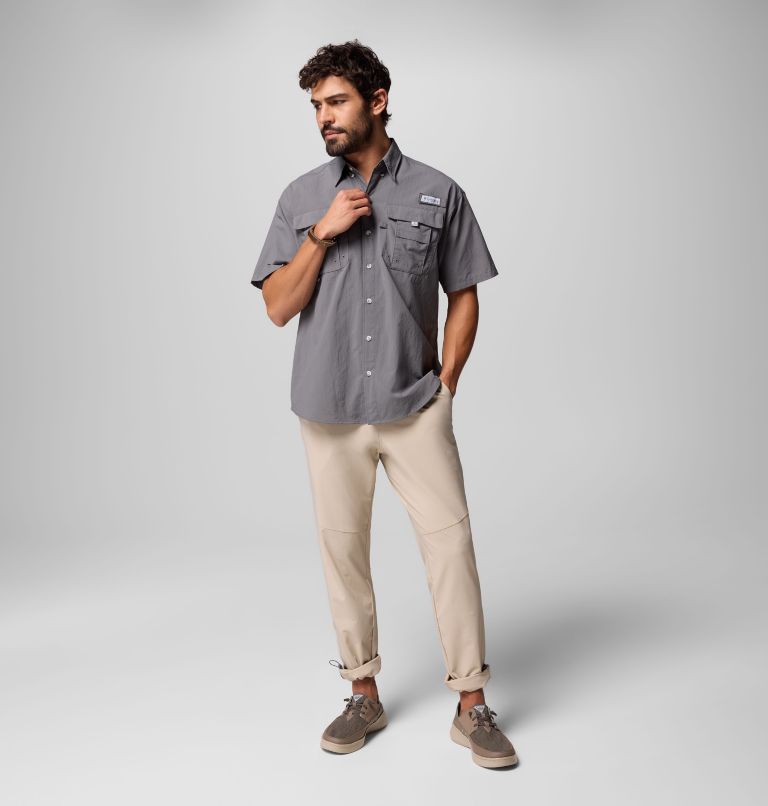 Men's Bahama x Paul Puckett Short Sleeve Shirt, Color: City Grey, image 10