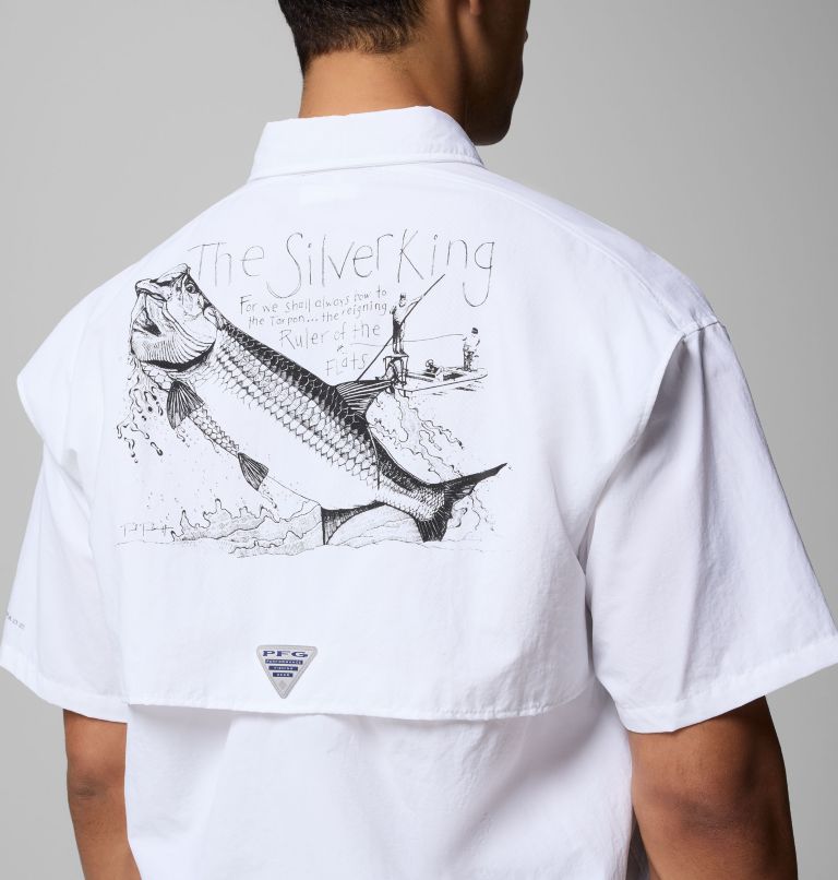 Men's Bahama x Paul Puckett Short Sleeve Shirt, Color: White, image 7