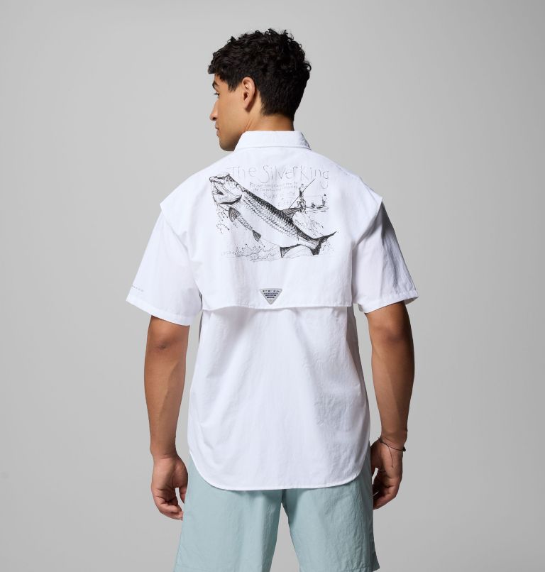 Men's Bahama x Paul Puckett Short Sleeve Shirt, Color: White, image 3