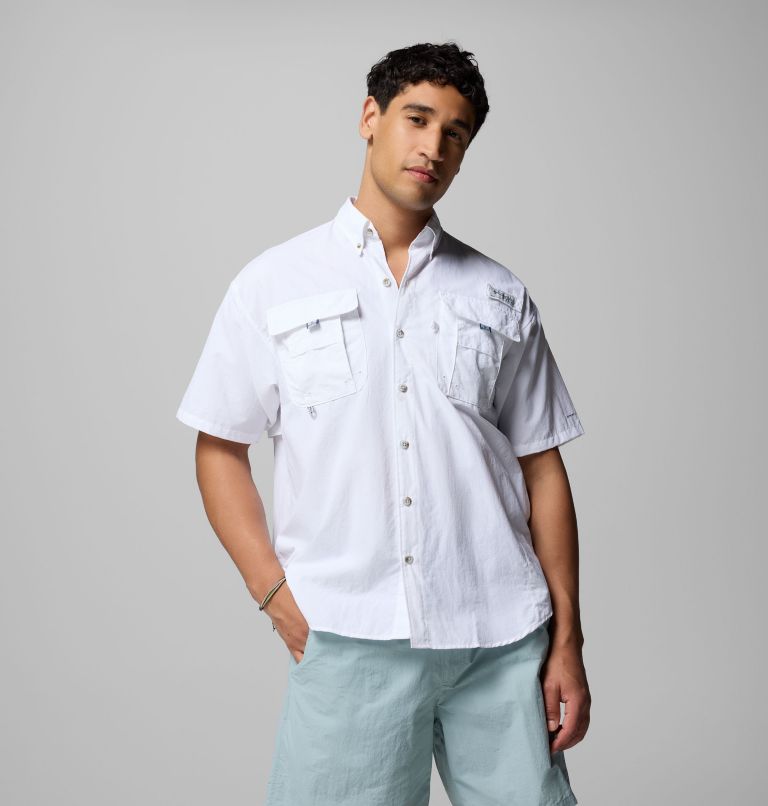 Men's Bahama x Paul Puckett Short Sleeve Shirt, Color: White, image 1