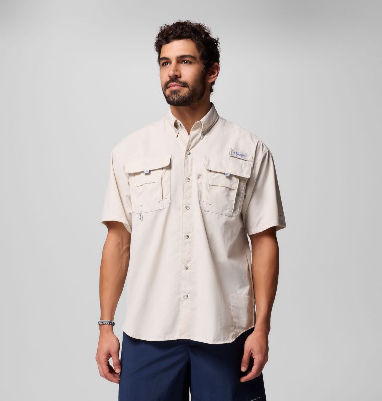 Men's Bahama x Paul Puckett Short Sleeve Shirt, Color: Dark Stone, image 1