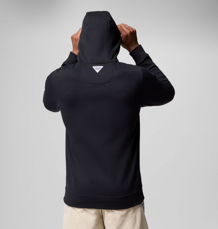 Men's PFG Castback x Paul Puckett Hoodie, Color: Black, image 3