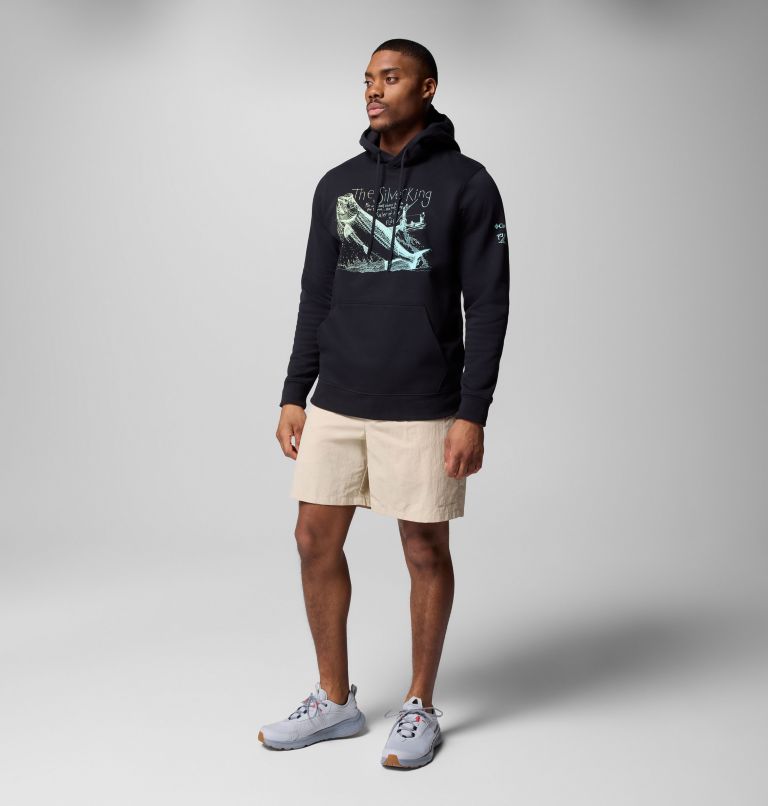 Men's PFG Castback x Paul Puckett Hoodie, Color: Black, image 2