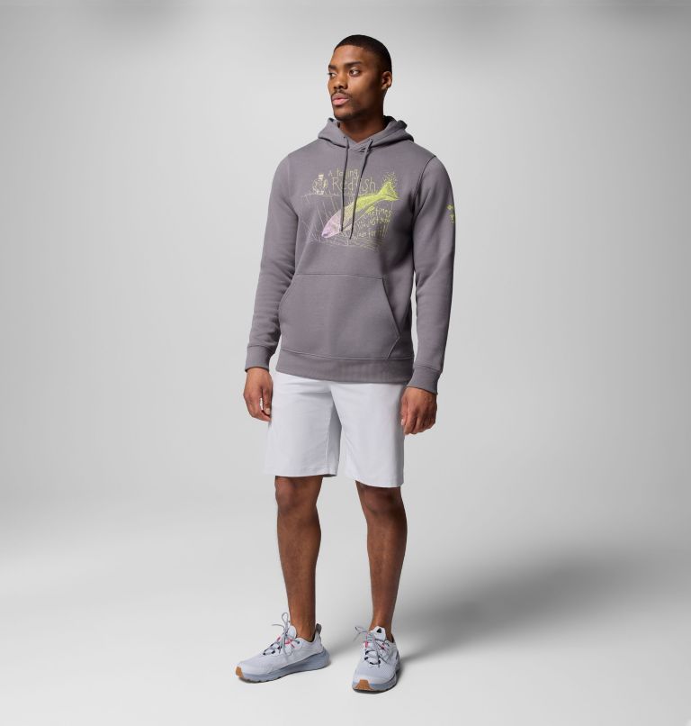 Men's PFG Castback x Paul Puckett Hoodie, Color: City Grey, image 6