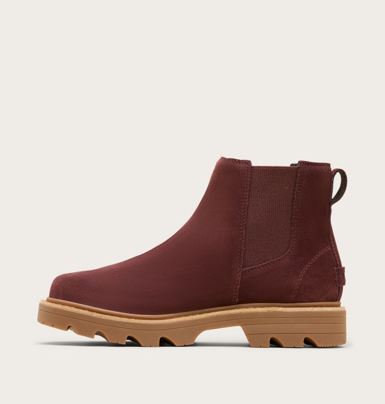 REVEL RD Women's Waterproof Chelsea Boot, Color: Redwood, Gum 10, image 3