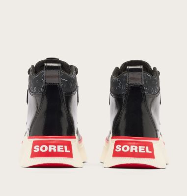 Botte Imperméable Classique OUT N ABOUT IV Enfant, Color: Black, Bright Red, image 3