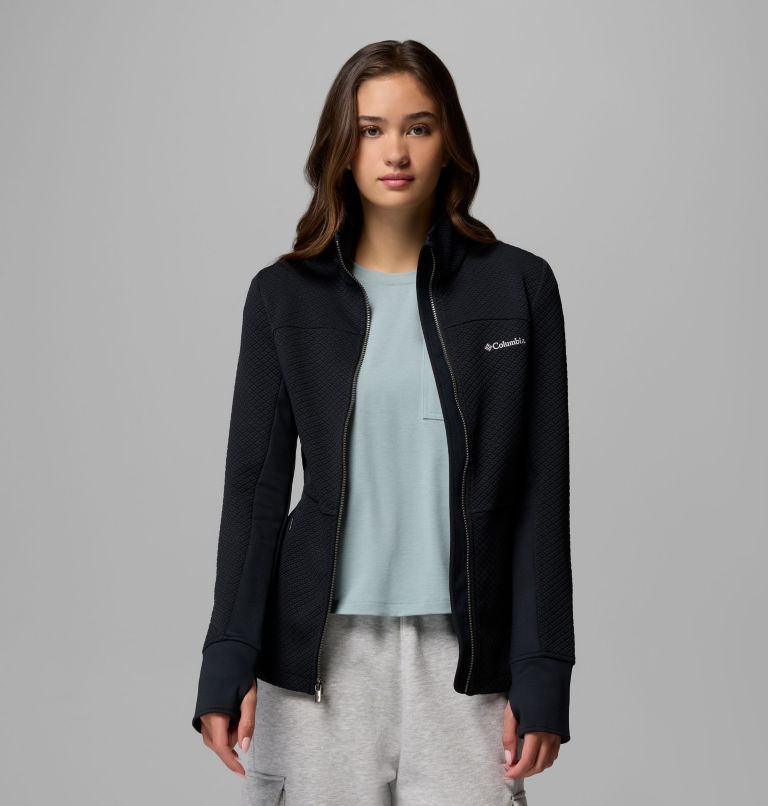 Women's Roffe Ridge III Fleece Jacket, Color: Black, image 5