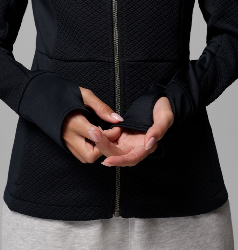 Women's Roffe Ridge III Fleece Jacket, Color: Black, image 7
