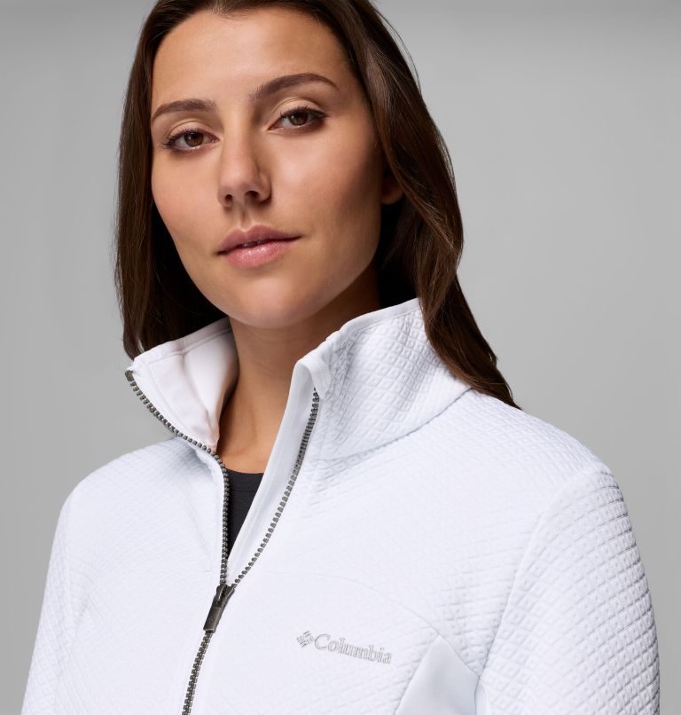 Women's Roffe Ridge III Fleece Jacket, Color: White, image 6