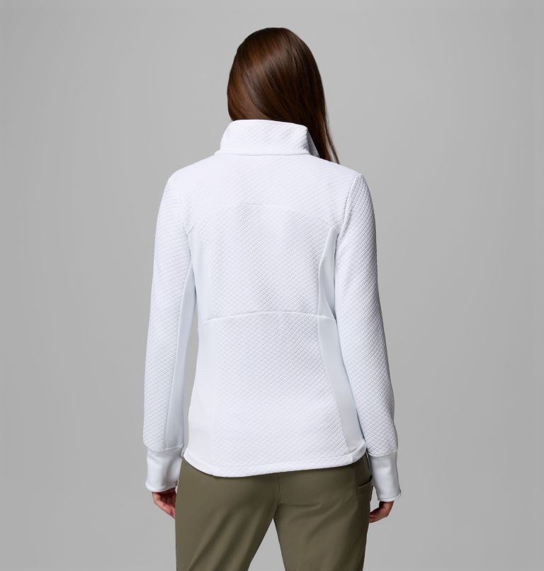 Women's Roffe Ridge III Fleece Jacket, Color: White, image 3