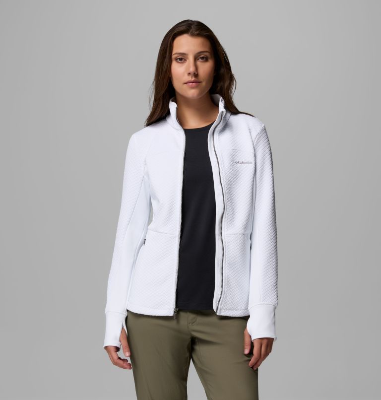 Women's Roffe Ridge III Fleece Jacket, Color: White, image 1